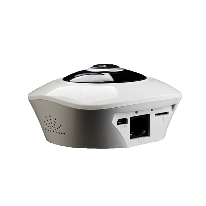 DTS-F3 1.44mm Lens 1.3 Megapixel 360 Degree Infrared IP Camera, Support Motion Detection & E-mail Alarm & TF Card & APP Push, IR Distance: 10m. 