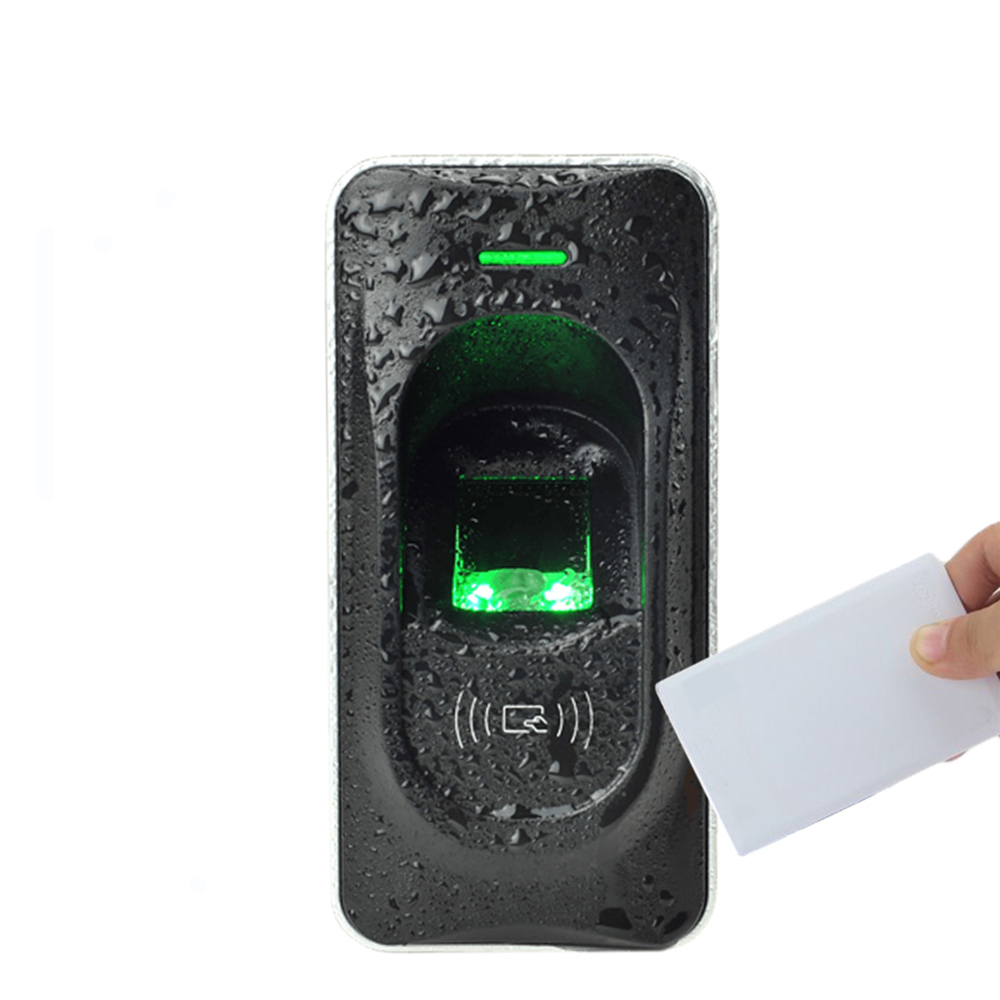 ZK FR1200 Fingerprint Sensor IP65 Waterproof RS485 Fingerprint RFID Card Reader For F18 Inbio Access Control System Login. 