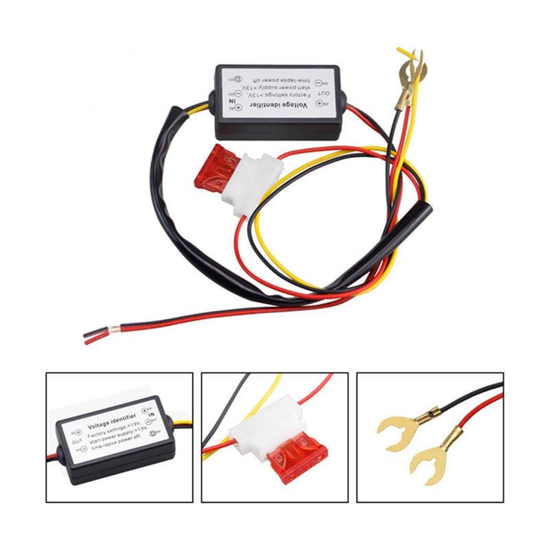 Car LED Daytime Running Lights Controller Relay Harness Dimmer On/Off 12-18V Fog Light Controller DRL Controller