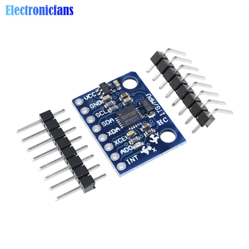 【happy one】Standard I2C MPU-6050 MPU6050 Module 3 Axis Analog Gyro Sensors + Axis Accelerometer Module For Arduino. 