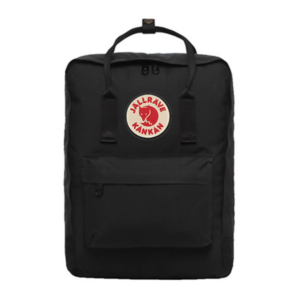 Student  Solid Color Arctic  Fox School Bag. 