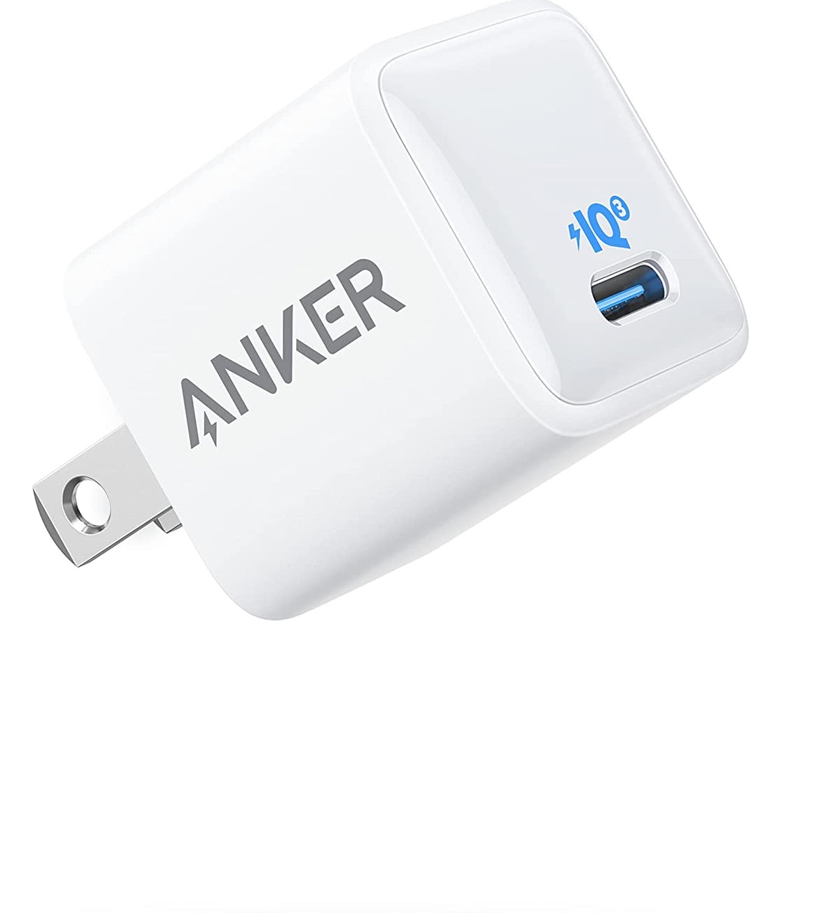 Anker 511 Charger Nano Pro Anker Nano Pro, 20W PIQ 3.0 Durable Compact Fast Charger Adapter, USB C Charger Adapter (Only Adapter) For iPhone. 