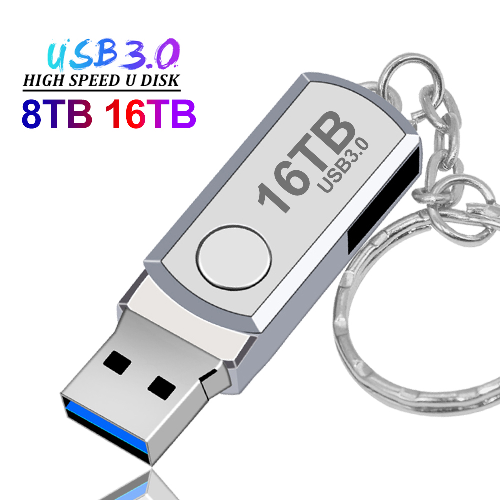 【Value Bundle】 2023 New Usb 3.0 16tb High Speed Pendrive 8tb Metal Cle Usb Flash Drive 4tb 2tb Portable Ssd Memoria Usb Pen Drive
