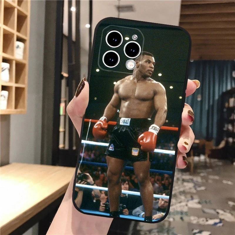 Mike Tyson Boxing Phone Case For iPhone 15 14 Pro Max 13 12 11 Pro Max XSMax XR 12 13 mini 14 Plus Shell. 