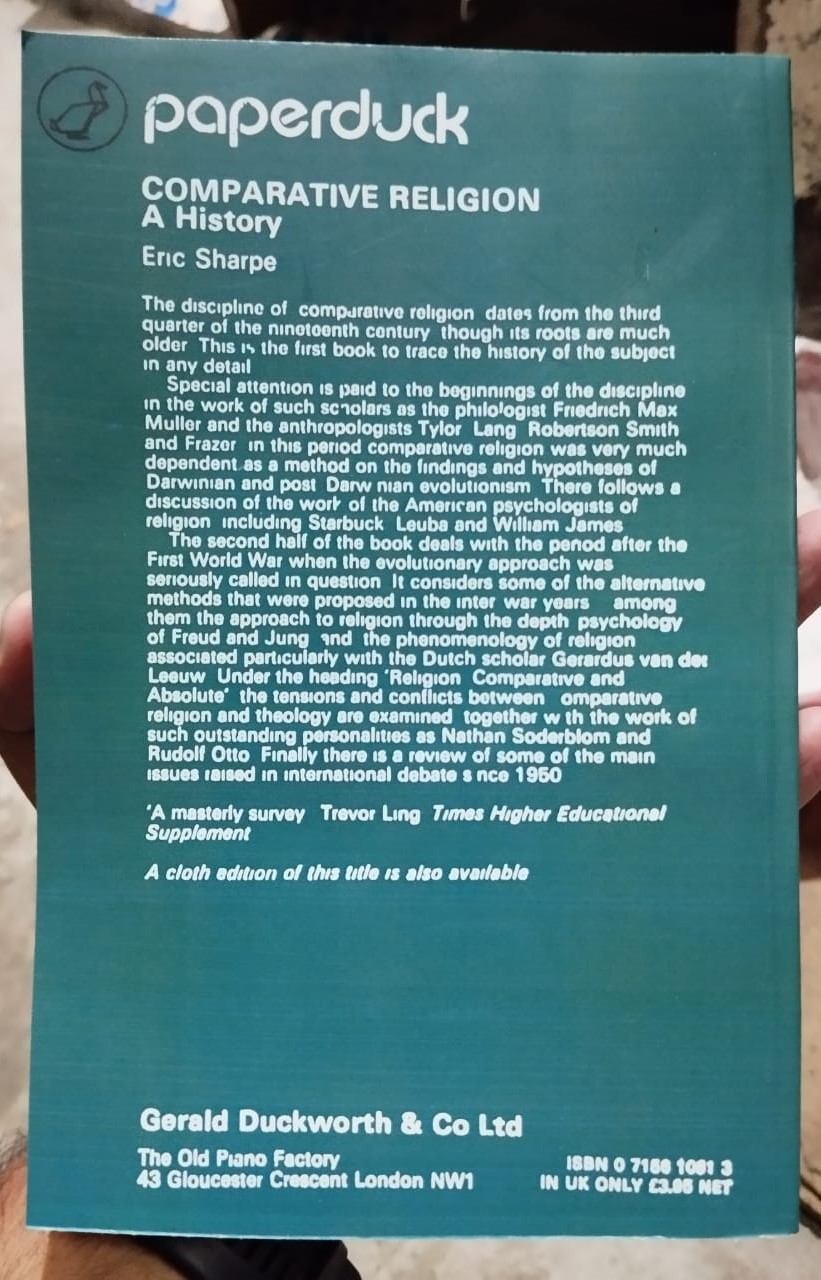 Comparative religion: A history by by Eric J Sharpe - Premium Quality - Paperback. 