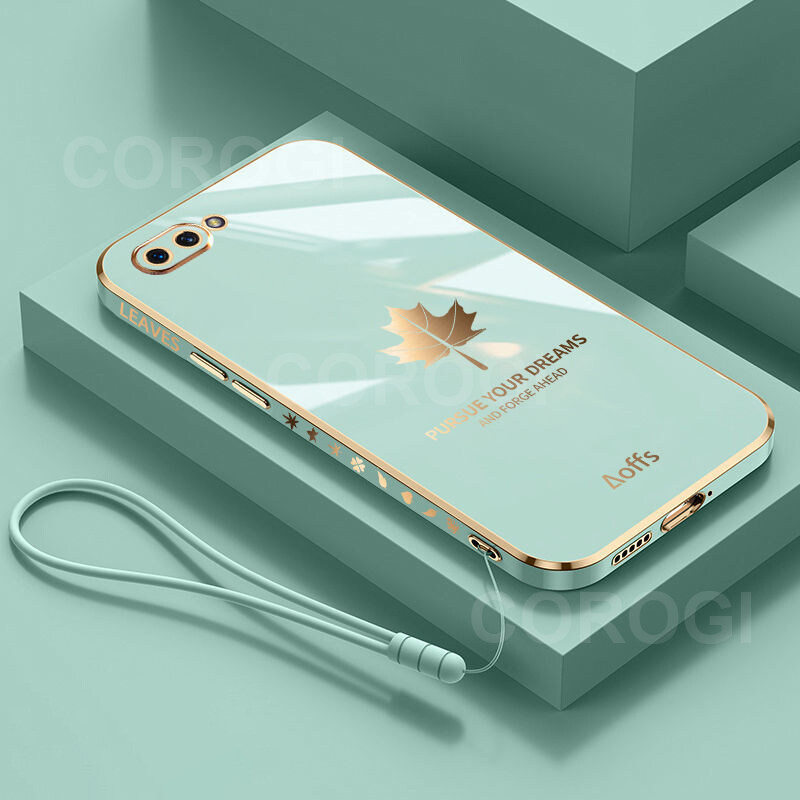 COROGI for OPPO A3s Back Cover Luxury 6D Plating Soft Silicone