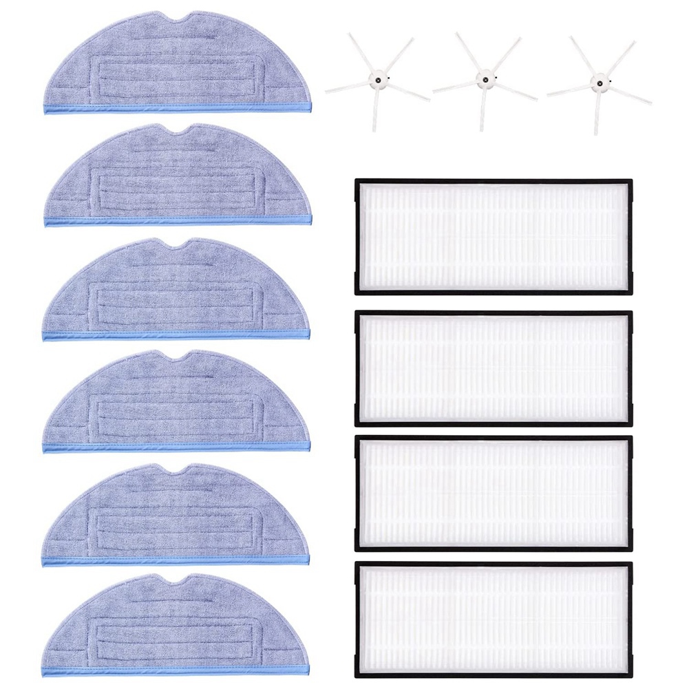 For S7 T7 T7S Plus Mop Cloth Hepa Filter Side Brush
