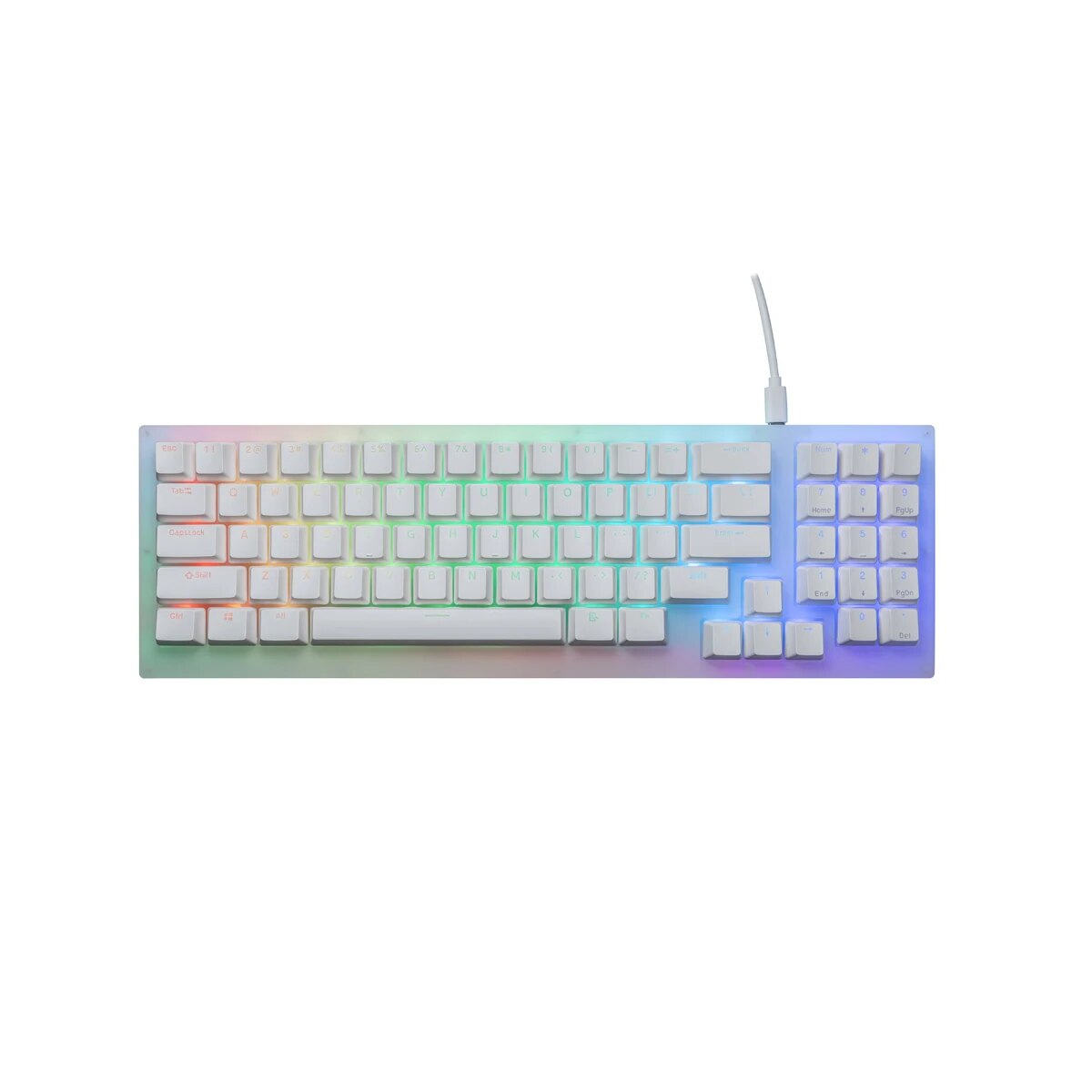 GamaKay K77 75% RGB Mechanical Keyboard with Gateron Switch Crystalline Base. 
