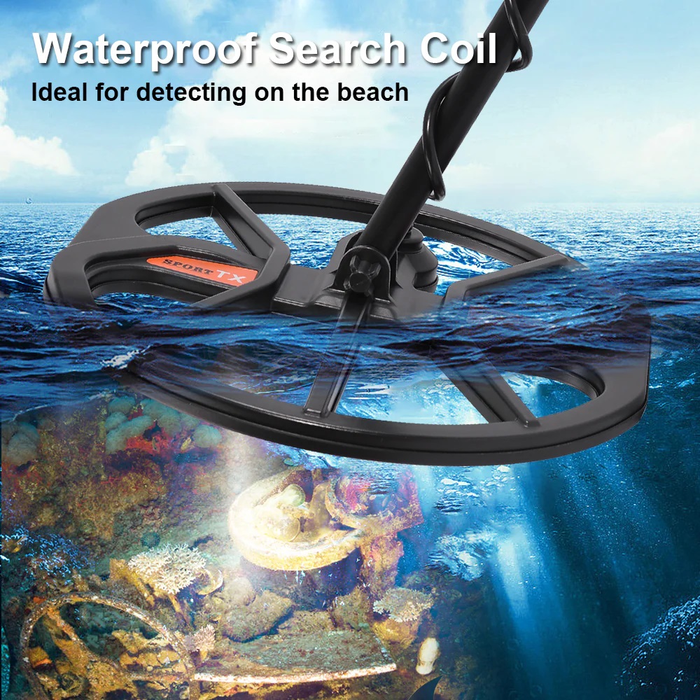 Professional Underground Metal Detector TX-960 Gold Scanner Search Finder Gold Detector with 13 Waterproof Search Coil LCD. 