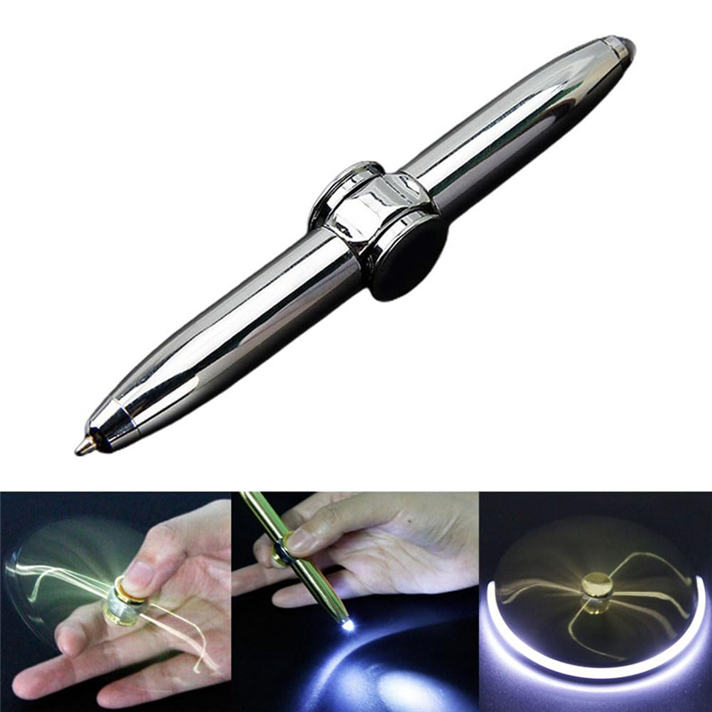 Pen, Pen with LED Light, Writing Tool,Illuminated Tip Pen, Ballpoint Pen for Lighting for Writing in the Dark A. 