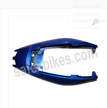 TAIL PANEL PULSAR 150 BLUE