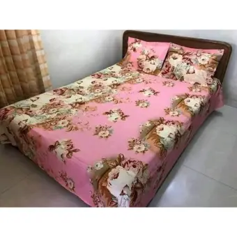 Double King Size Cotton Bed Sheet With Matching 2 Pillow Covers Multicolor Buy Online At Best Prices In Bangladesh Daraz Com