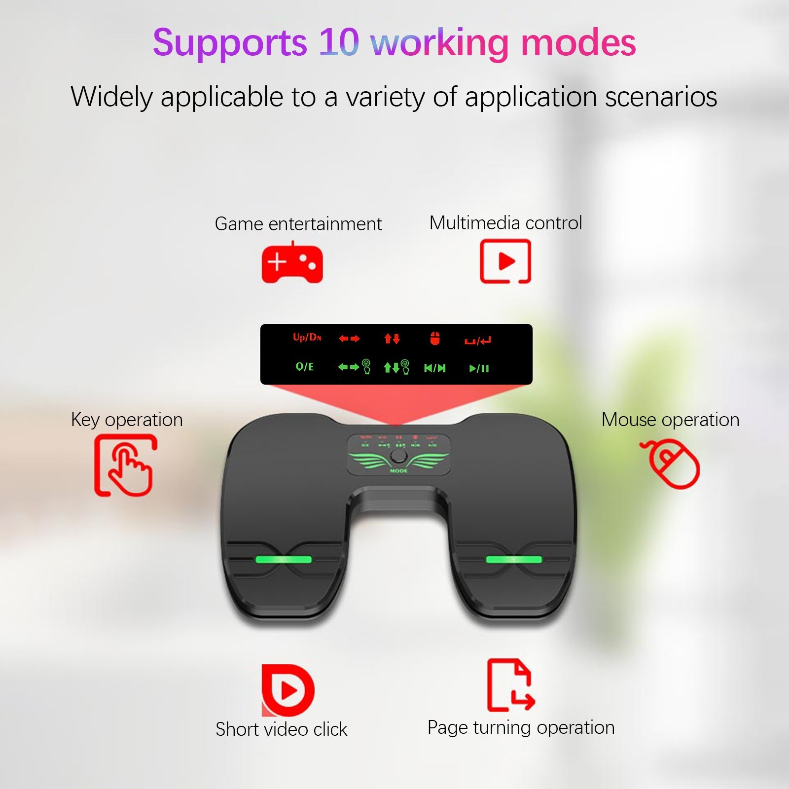 P2 Wir-ele-ss Page Turner Pedal - Effortless Music Navigation for Tablets and Smartphones. 