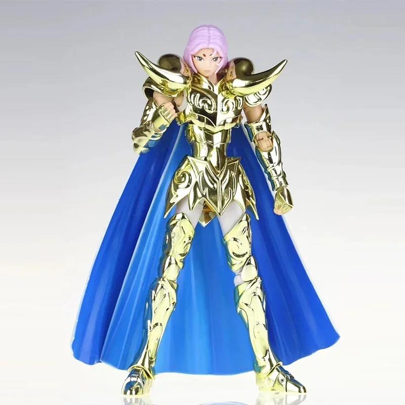 CS Model Saint Seiya Myth Cloth EX Aries Mu With Shion Head Grand Pope Gold/24K/OCE Knights of the Zodiac Action Figure In Stock. 