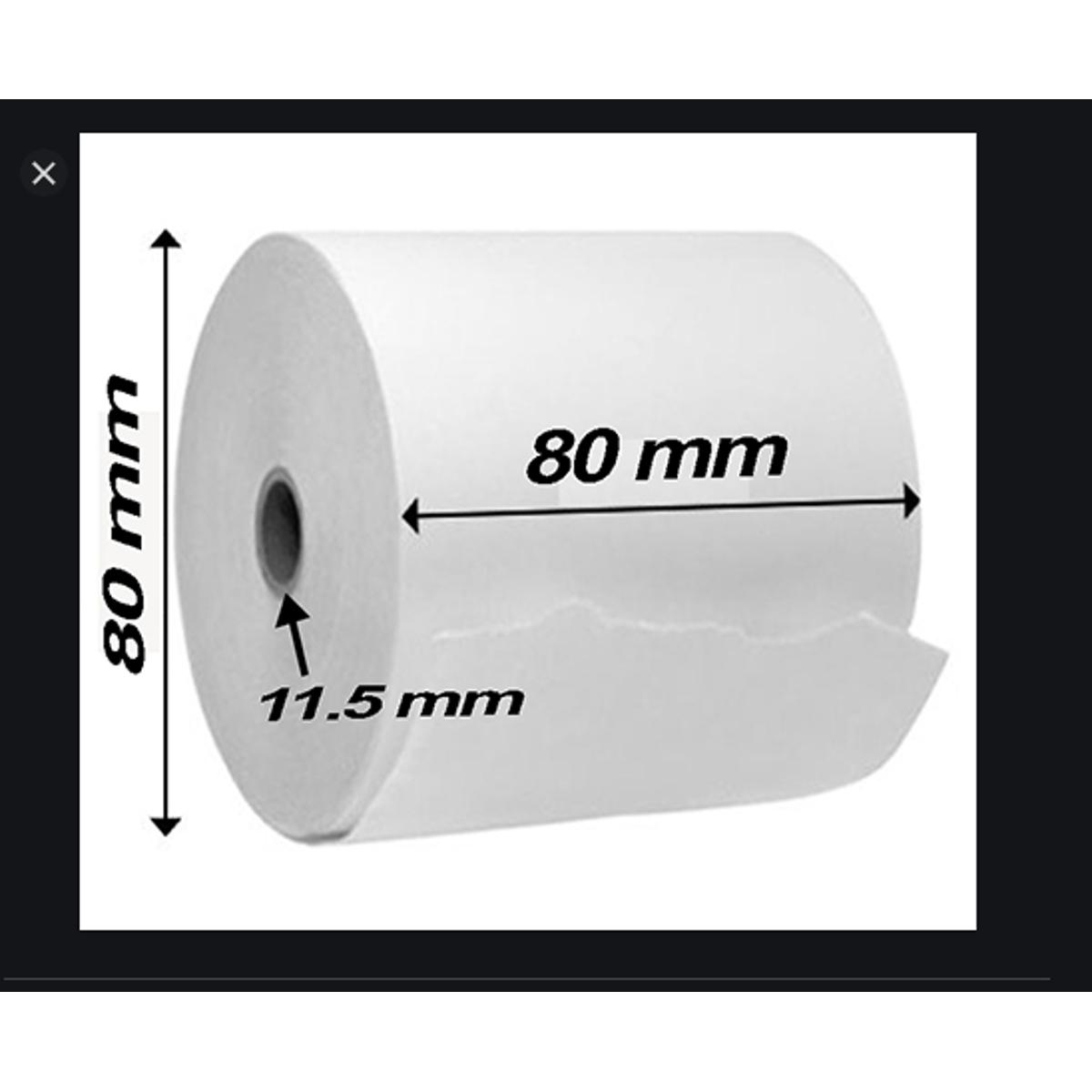 Pos Paper Roll 80mm x 80 mm 1 Box 50 pcs paper roll