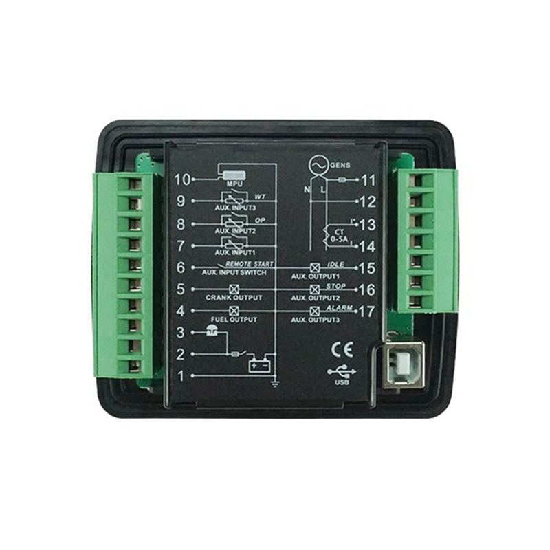 MEBAY 1 PCS DC30D Generator Controller Board Panel Small Diesel Genset Control Module ABS. 