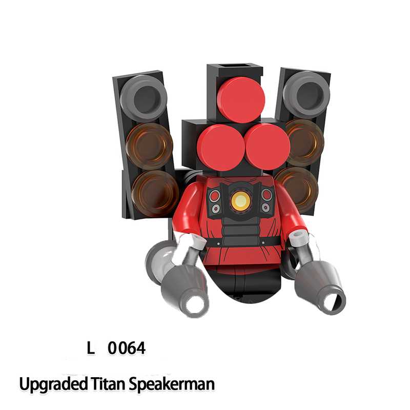 New Toilet Man Series Super Titan TV Man Sound Man Monitor Man puzzle puzzle block children's toys mini action figure Ruiqir Super Store