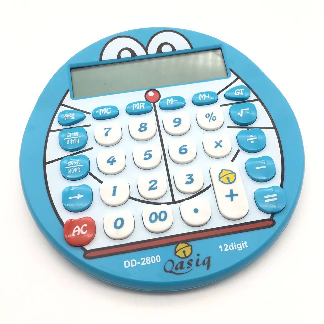 Korean version of Doraemon calculator real voice cartoon cute robot cat pronunciation round computer gift batch