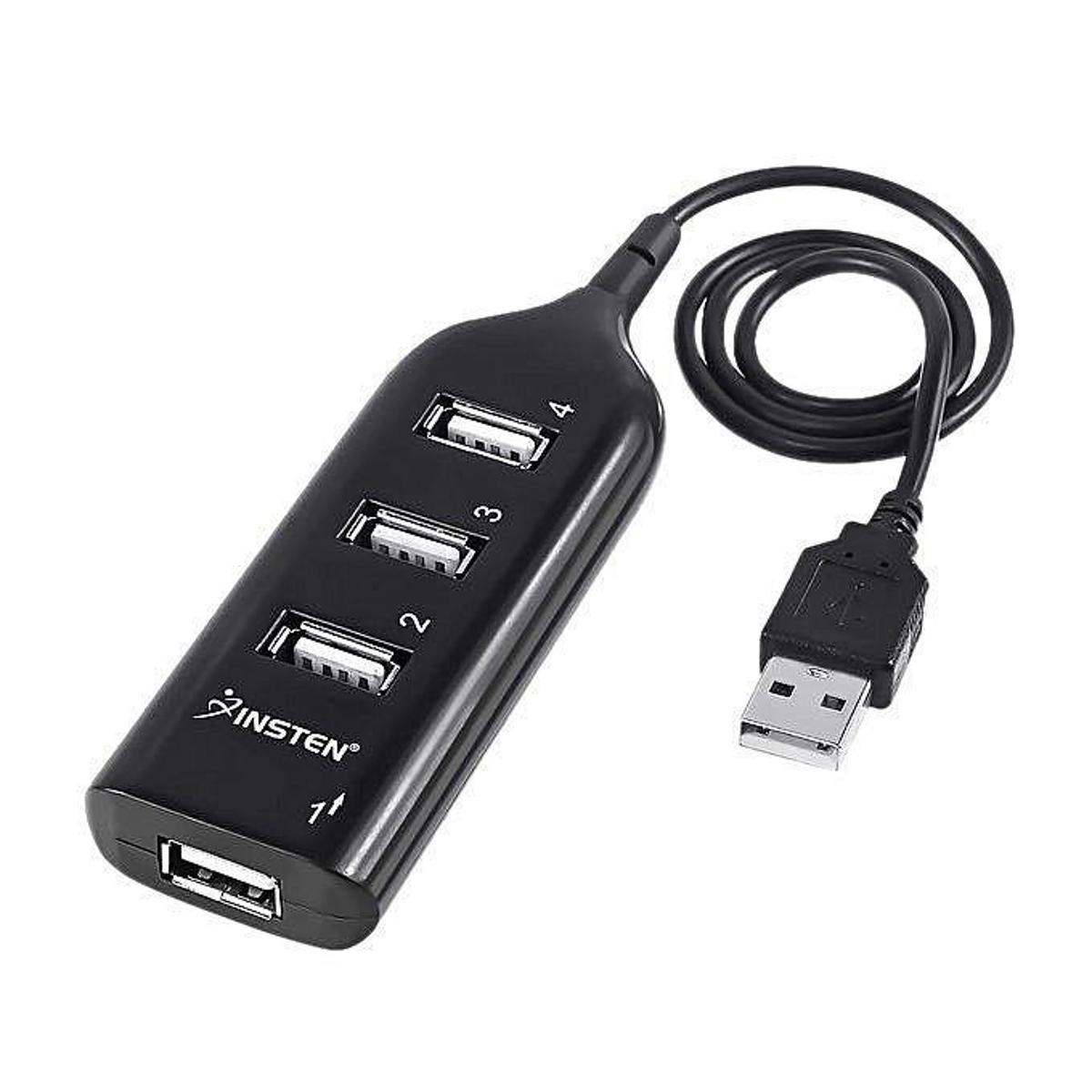 Computer and Laptop USB Hub 3 Port - Black