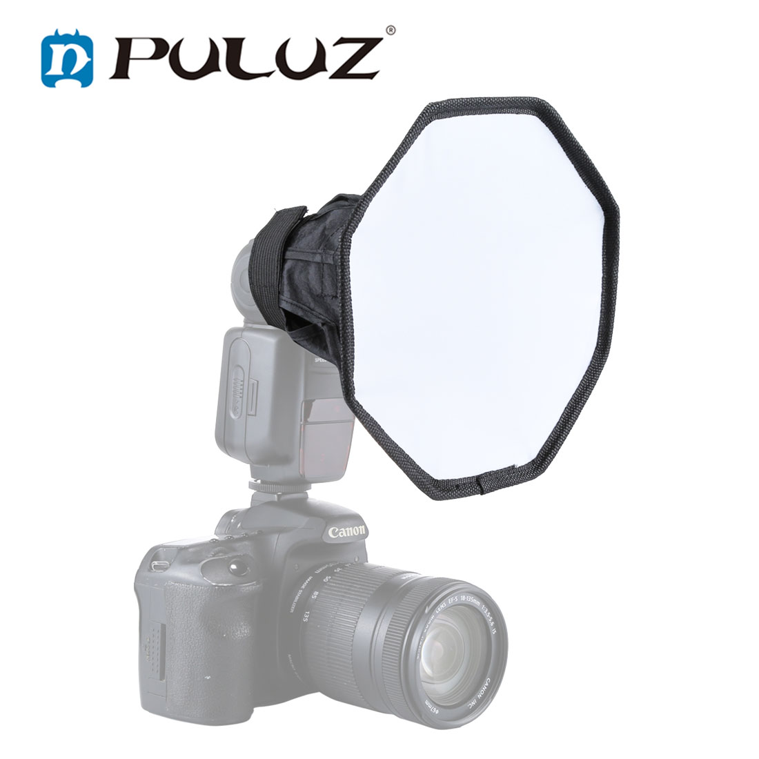 （NEW）20cm Softbox Universal Foldable Flash Light Diffuser Octagon Speedlight Diffuser Soft Box for Canon Nikon Sony Olympus Diffuser Softbox Neewer Cloth Fabric Cover for Led Light Ring Kit Sock Panel Flash. 