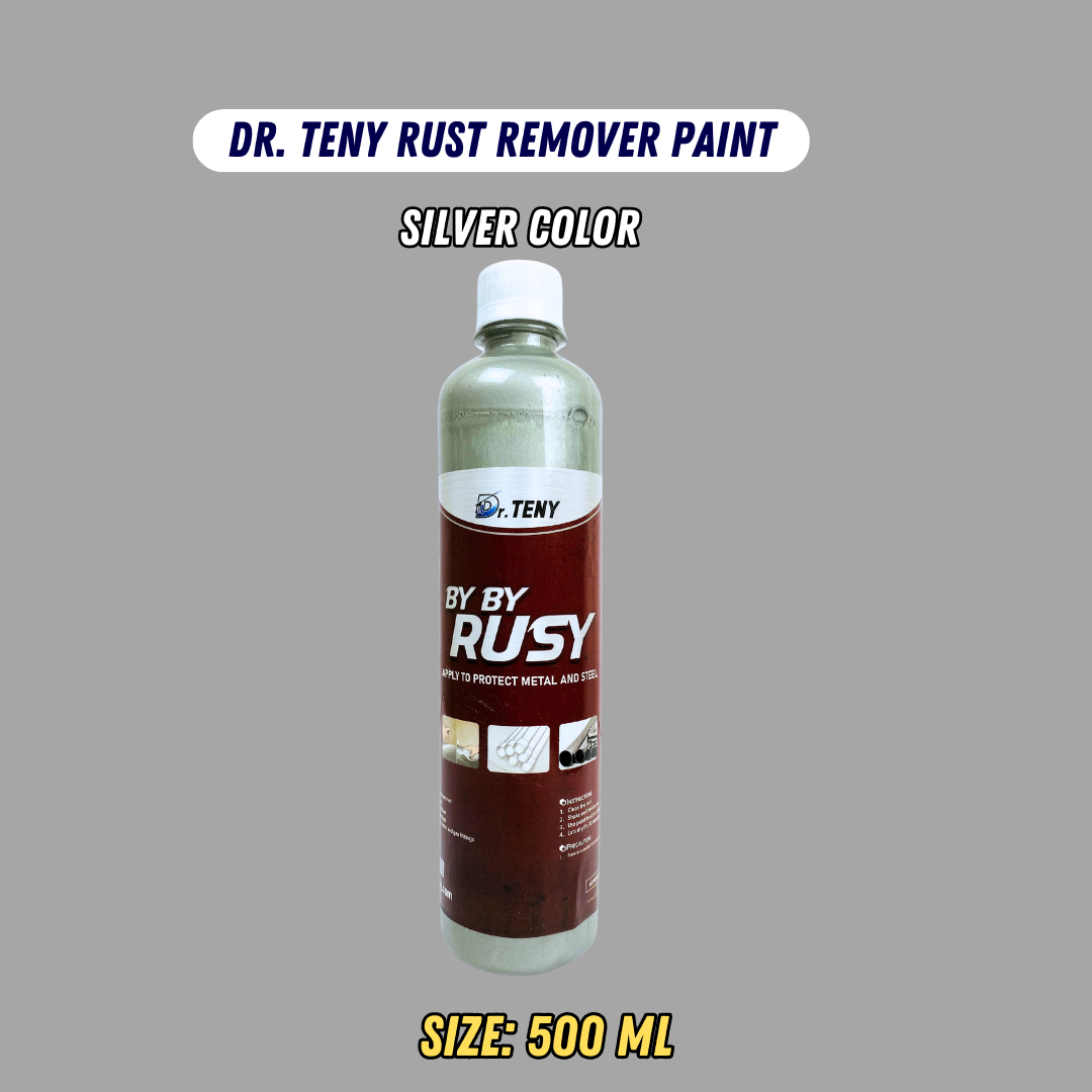 Dr Teny Anti-Rust Paint For Metal-Multiple Colors To Choose, By By Rusy, dr teny Rust Preventative Coating, Water-Based Metal Rust Remover, Water Based Metallic Paint, Anti Rust Paint For Metal 150 ML and 500 ML. 