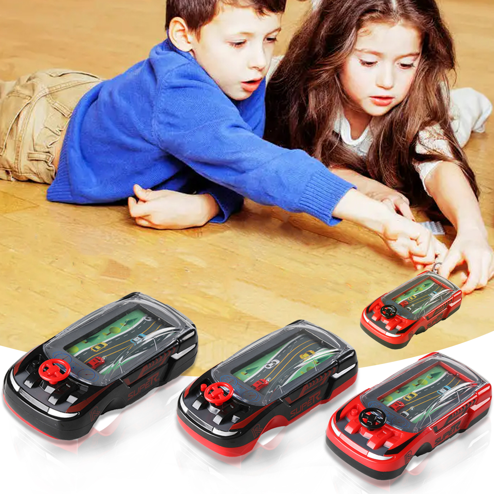 Car Adventure Toy Thought Training Children Handheld Game Console Toy. 