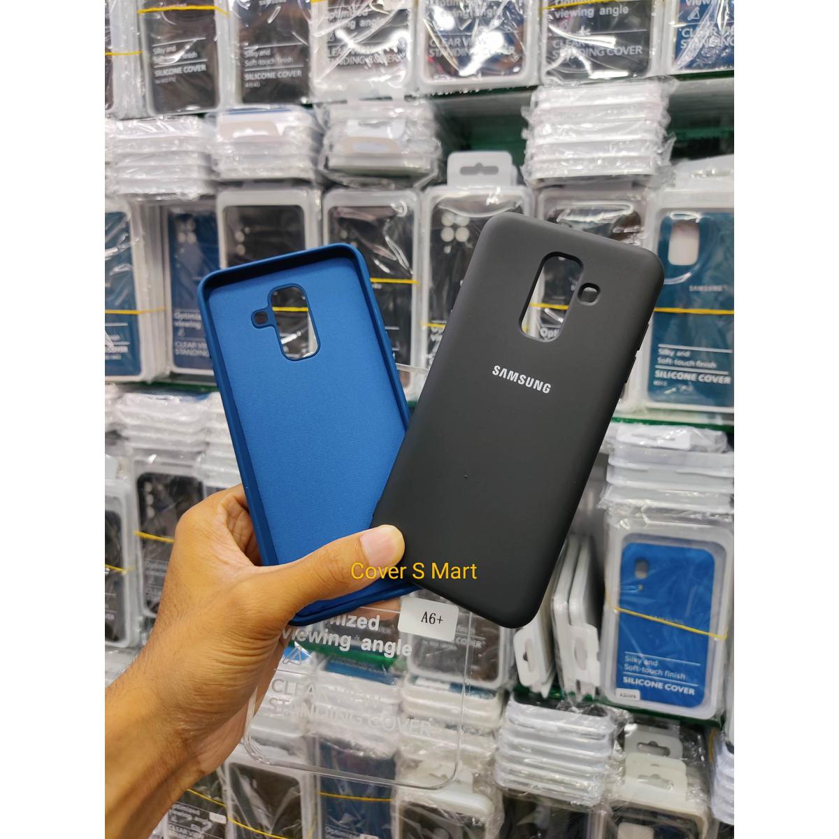 Silicone Case For Samsung Galaxy A6 Plus / A6+ Back Cover Phone Case Soft Silicone Case