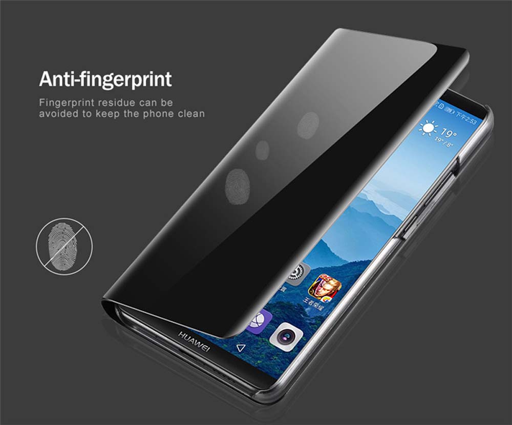 Shockproof Case for Xiaomi Mi Max 3 Luxury Smart Mirror Flip Cover On Xiaomi Mi Max3 Fundas Accessory. 