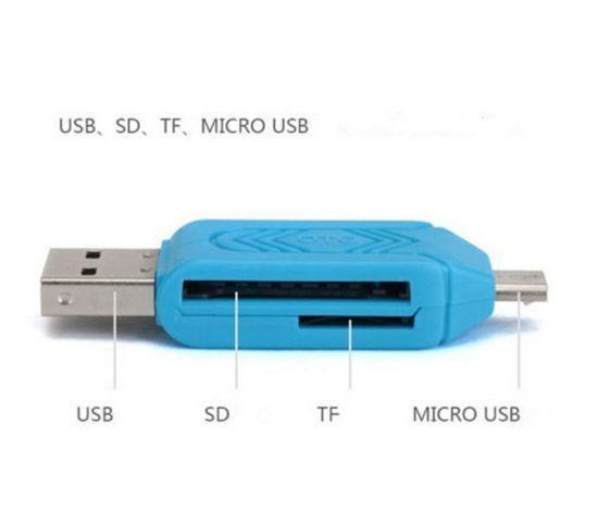 USB 2.0 OTG Memory Card Reader for Android, PC, Laptop. 