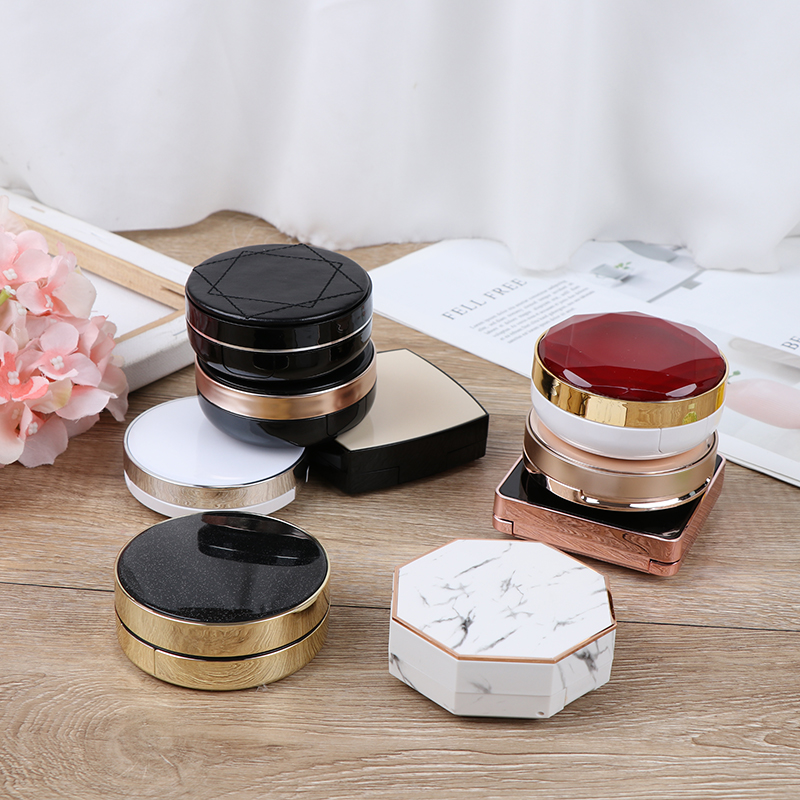 15ML Empty Air Cushion Puff Box CC Cream Container Dressing Case Sponge Mirror. 