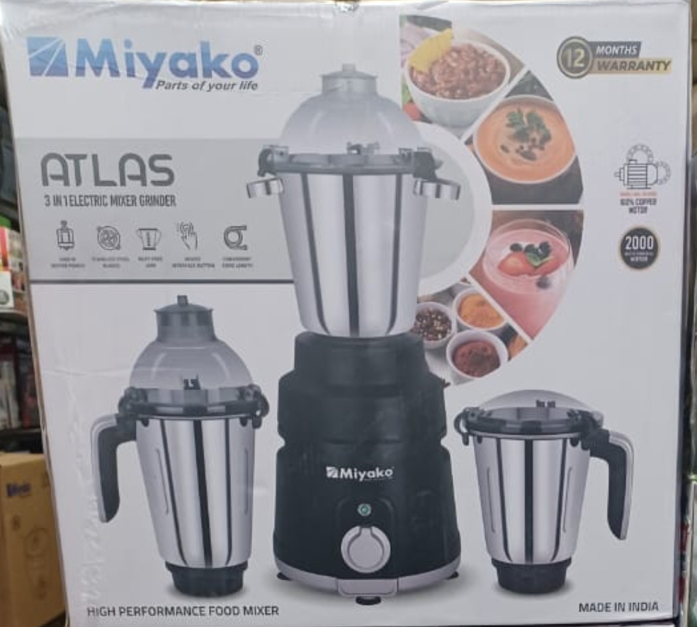 Miyako ATLAS 2000 Watts Blender Plus Mixer Grinder