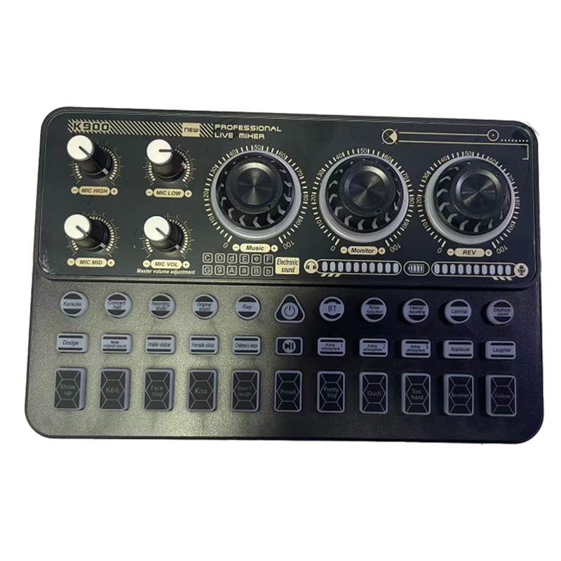 SK900 K900 Mixer Live Equipment Mobile Phone Computer USB External Sound Card Multi-Function Sound Card English Version. 