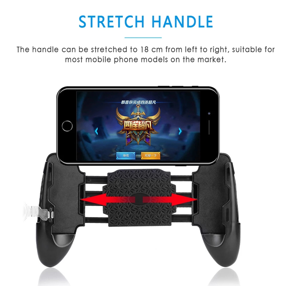 Cell Phone Smartphone Gamepad Joystick For Control Controller Triggers Pubg Mobile Accessories Console Game Pad Gaming Cellphone. 