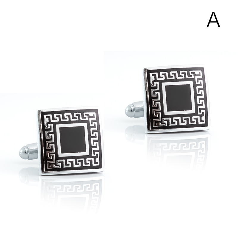 Black Retro Cuff Links Mens, Cufflinks For Men, French Shirts Cufflinks Lingxue