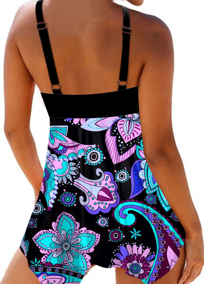 Women Beachwear Tankini Swimwear Bathing Suit Two Pieces Bikini