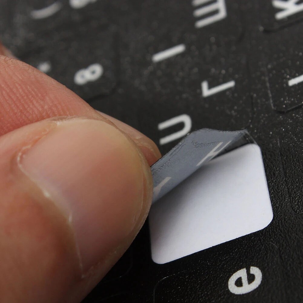 【Hey my home】English Thai Letters Computer Protective Keyboard Layout Stickers. 