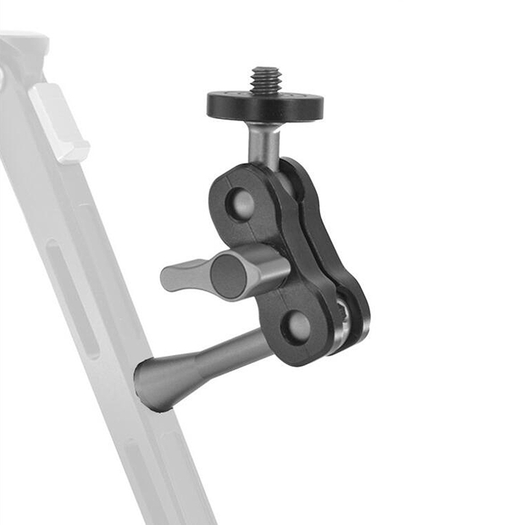 LKPCIGCXM 2X YJ-B13L Magic Hand Connecting Arm Tripod Mobile Phone Photography Fill Light Monitor Spherical Gimbal. 