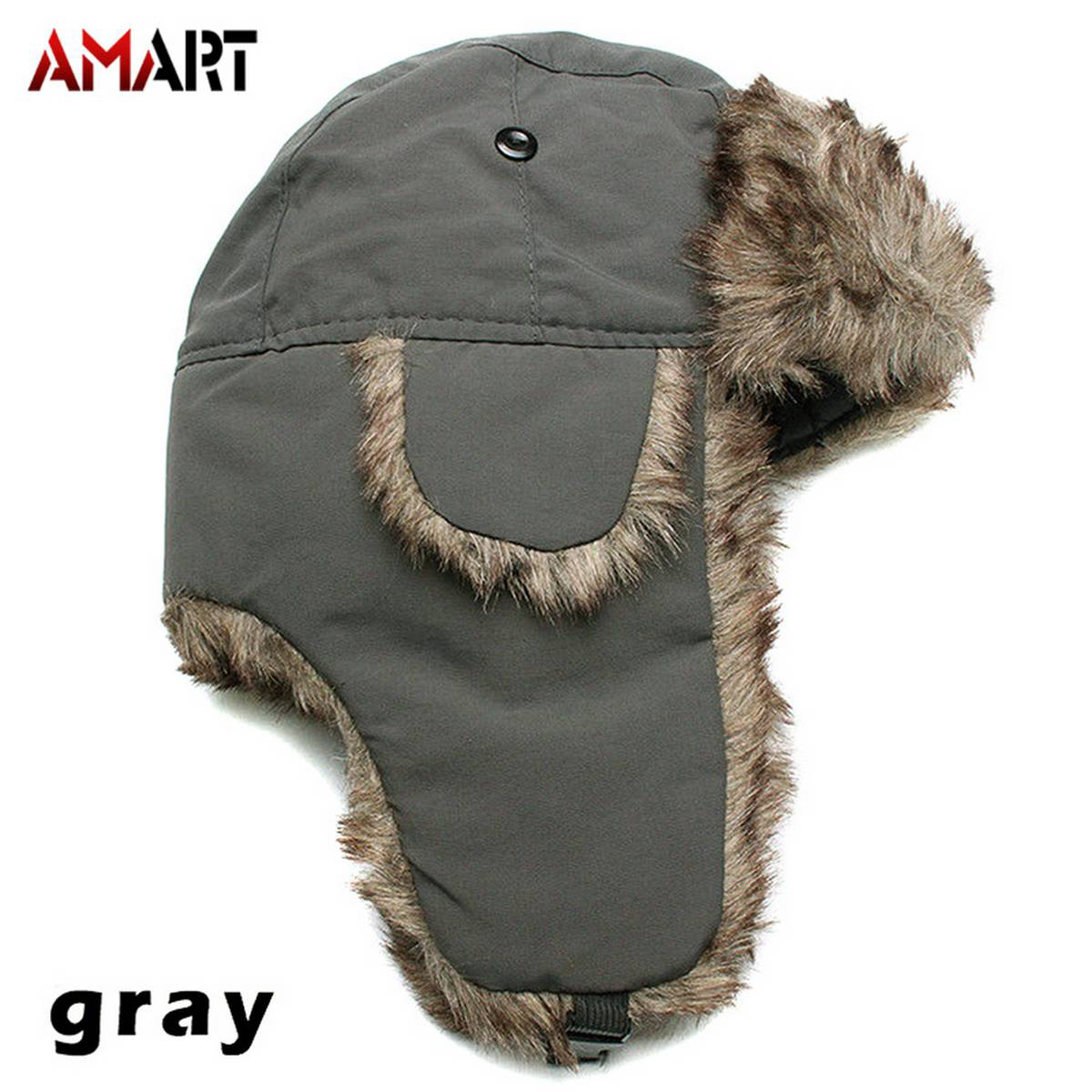 Russian Ski Hat Fur Ushanka Hat 