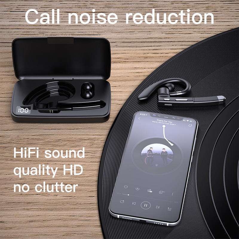 One piece dropshipping source factory FC1 wireless business bluetooth headset ENC call noise cancelling caller number Amazon. 