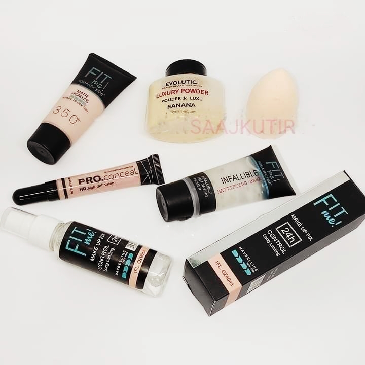 6 IN 1 MAKEUP COMBO SET WITH FULL MAKEUP COVERAGE. 