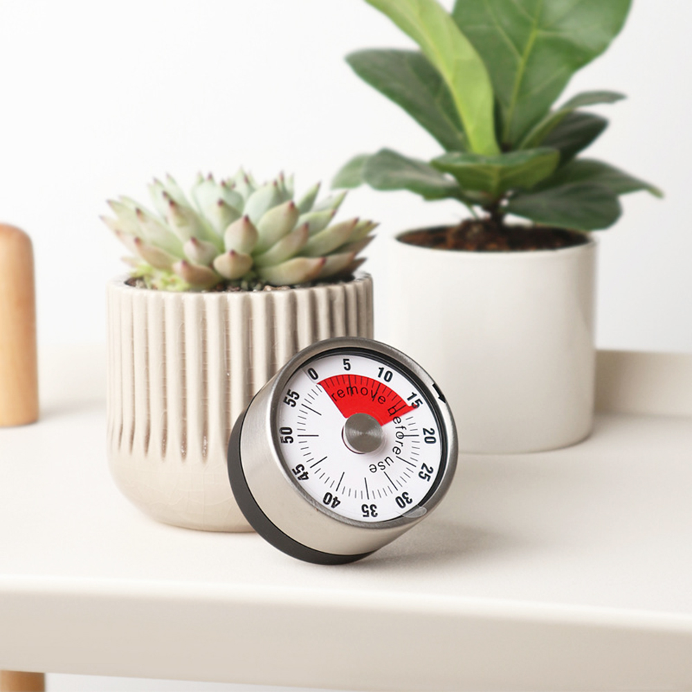 Migeet 60MIN Countdown Mechanical Mag-netic Timer Timer, Quiet Counting, Dual Mag-nets, Batter-ys Power For School Classroom Teaching, Kids Reading, Kitchen Cooking, Office. 