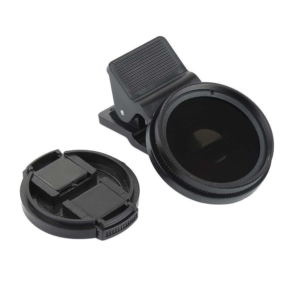 Hbuay Phone clip containing filter 37mm CPL +Protective Cap For Cell Phone. 