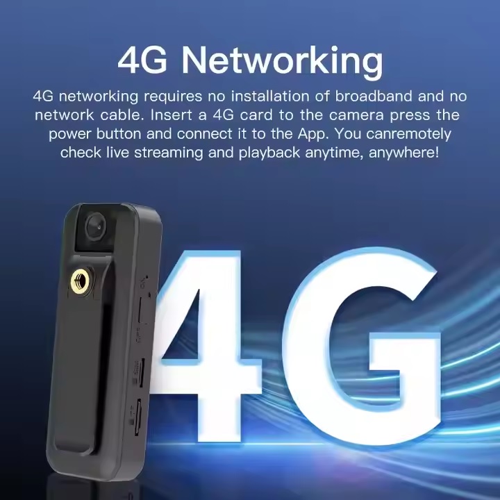 New 3MP O-KAM Pro - Apps  Mini 4G Camera Compact Wireless Device with eight-Hour Continuous Recording  CCTV Camera. 
