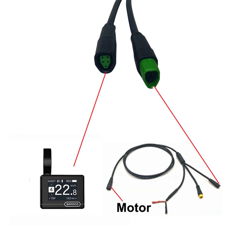 For BAFANG Programming Cable Speed Limit Release Wheel Diameter Setting M400 M600 M510 All CAN Protocol Dedicated Line. 