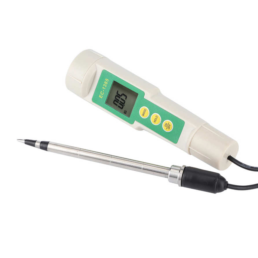 Salinity Meter EC‑3185 Portable Soil EC/TDS/CF Tester for Agricultural Horticultural Planting. 