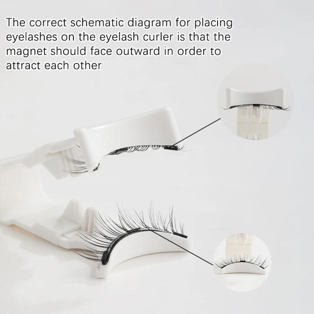 U-shaped Magnetic Eyelashes Applicator False Eyelashes Tool Eyelashes Clip Effort Saving And Easy To Use Makeup Tools. 