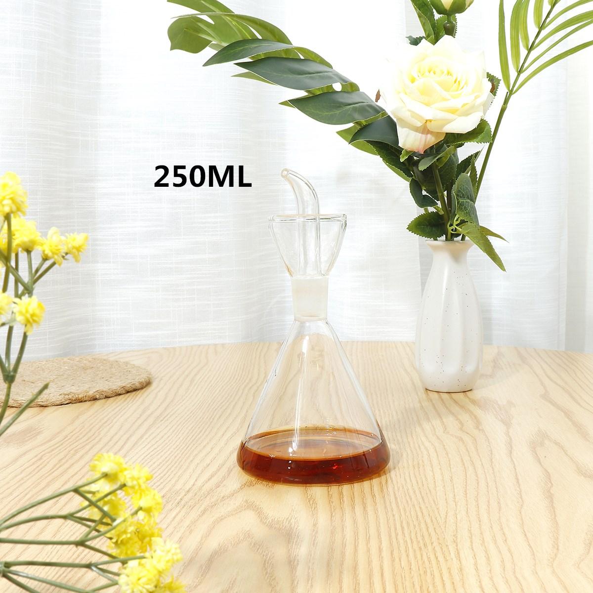 Olive Oil Glass Kitchen Bottle Vinegar Dispenser Cruet Pourer Kitchen Cooking BBQ Soy - 250ml. 
