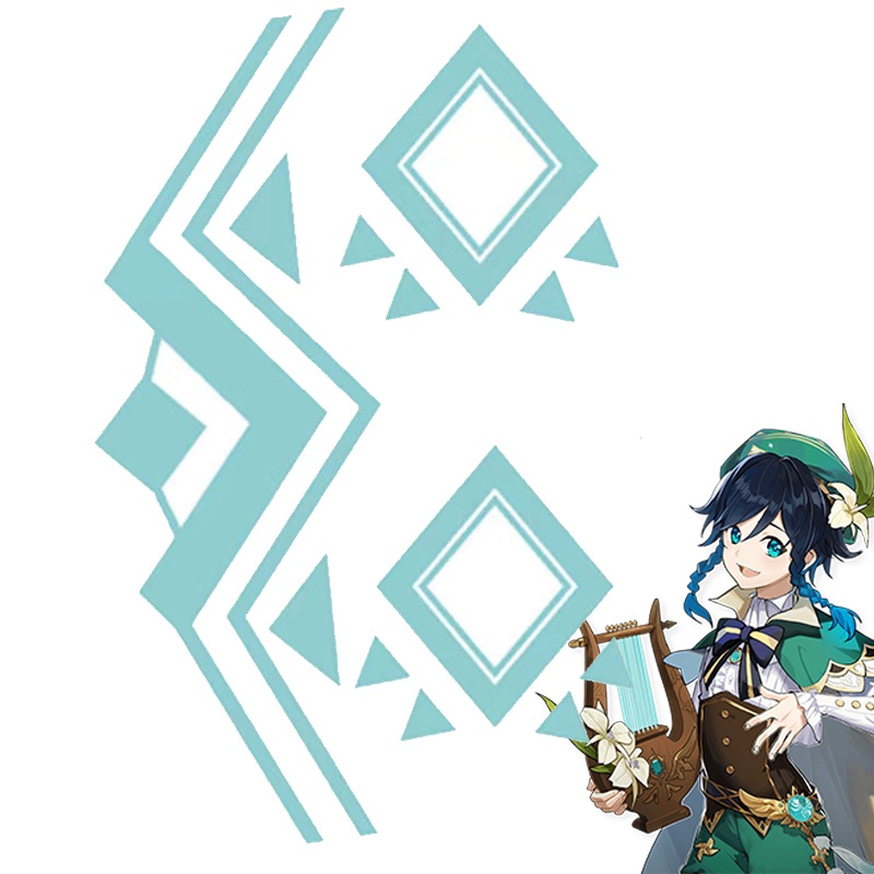 Game Genshin Impact Tattoo Stickers Xiao Albedo Barbatos Yoimiya Sticker Halloween Party Cosplay Accessory Gifts. 