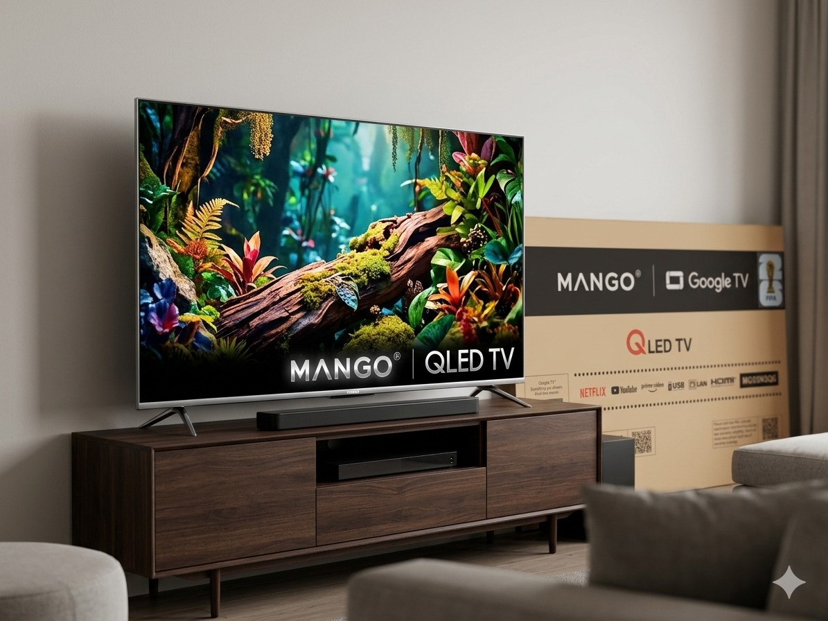 Mango 55 Inch Google QLED TV FIFA World Cup 2026 Version