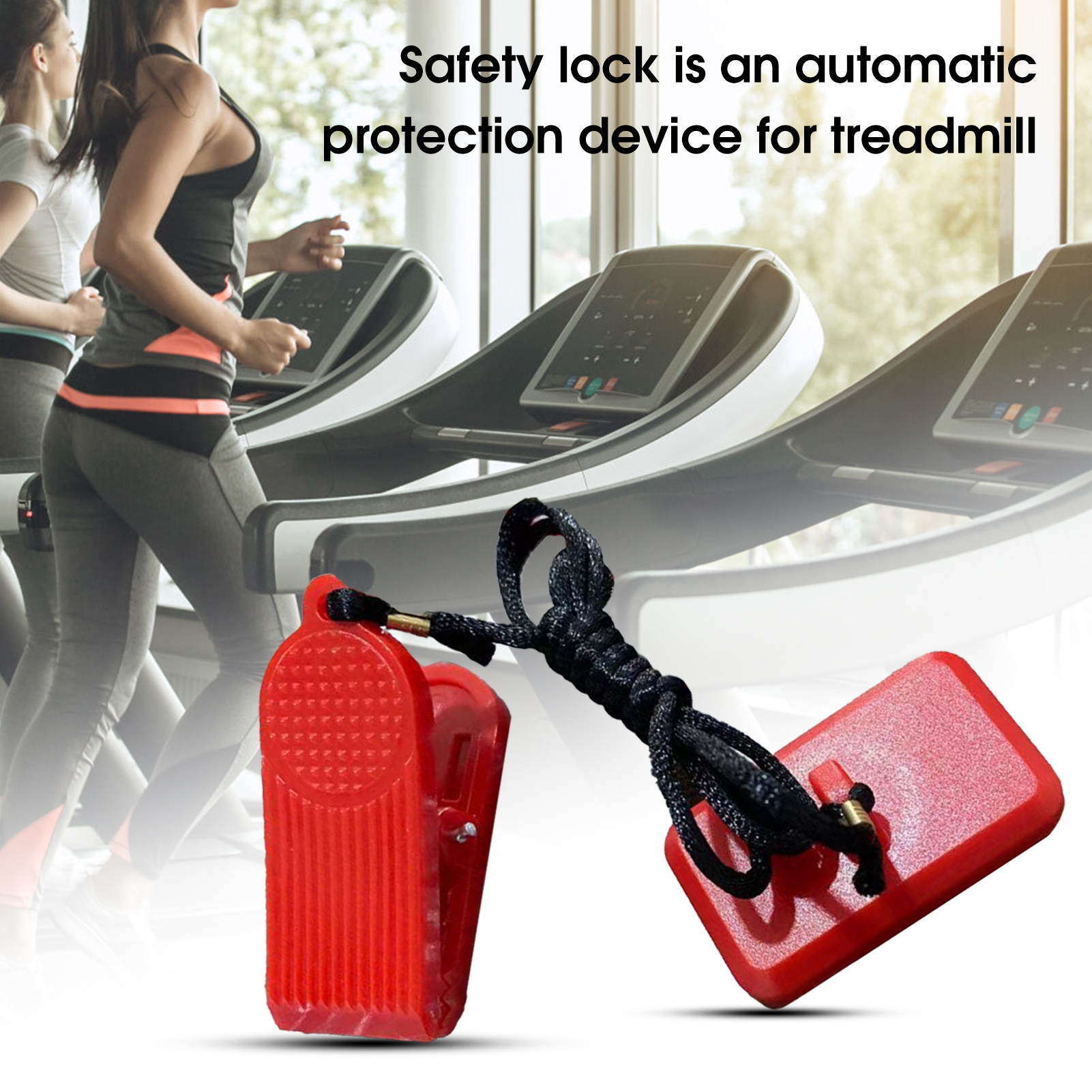 Treadmill Safety Key Wear-resistant Wide Application Treadmill Safety Key. 